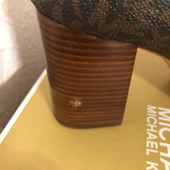 MK Jackie Mid Loafer in Brown Luggage Sz 7.5 - Picture 7 of 7